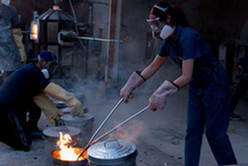 Raku Ceramics Firing 